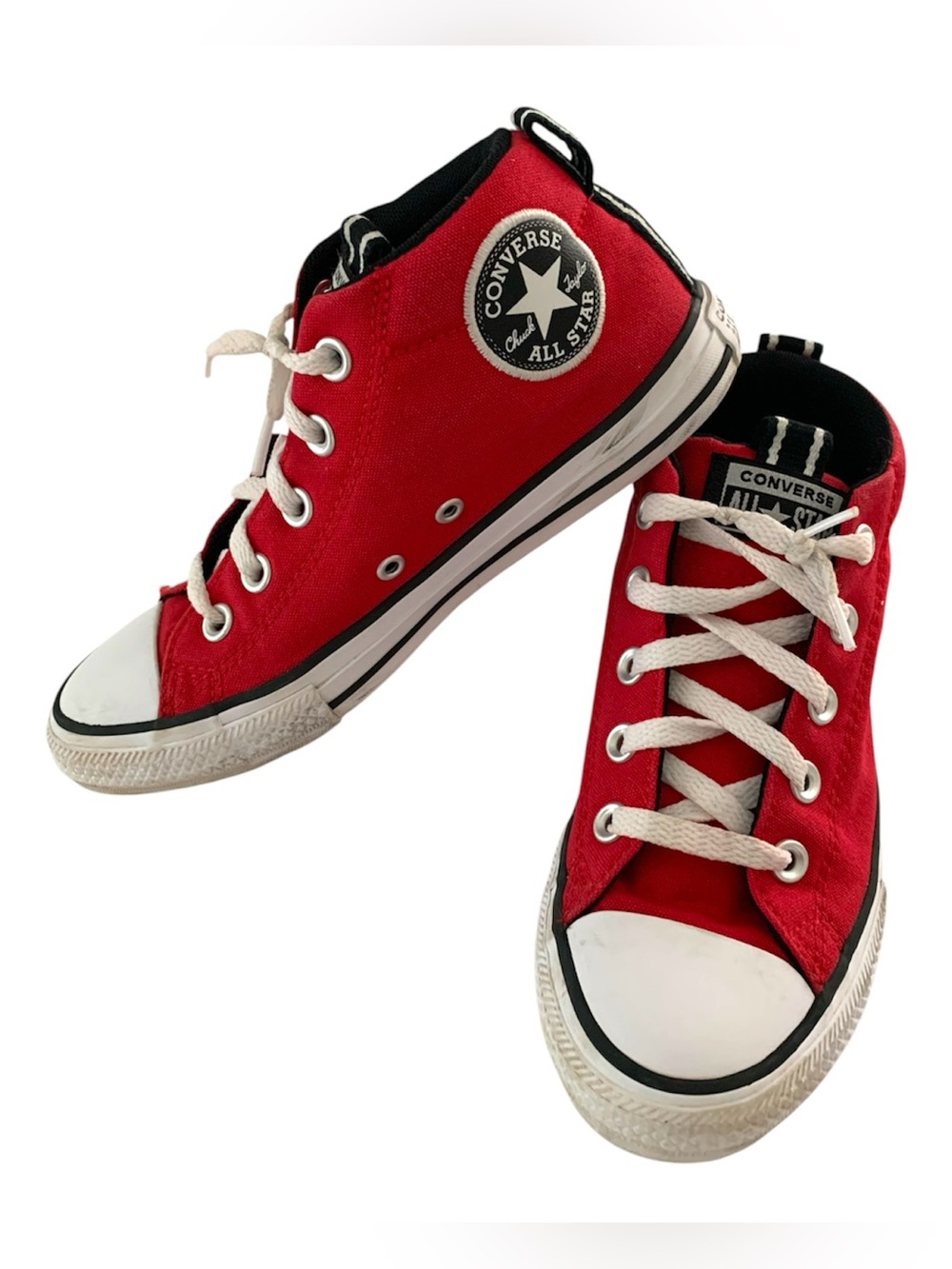 Converse Chuck Taylor All Star Street Mid High Top Sneakers - Youth Size 3